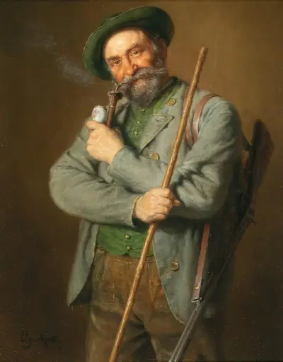 Jägaren av Eduard von Grützner