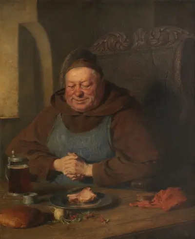 Vesperzeit av Eduard von Grützner