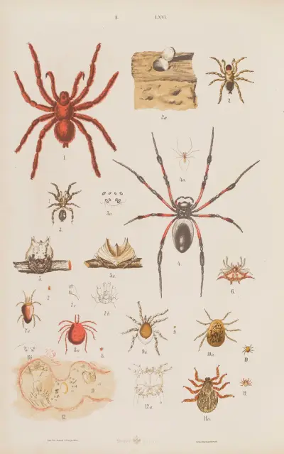 Wielki atlas do zoologii, botaniki i mineralogii Pl.066 av Gustav von Hayek