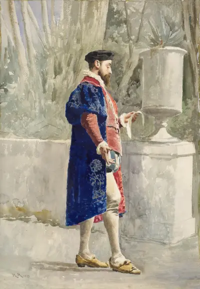 Malvolio av Sir Hubert von Herkomer