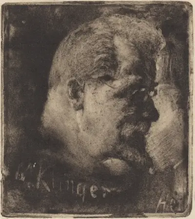Max Klinger av Sir Hubert von Herkomer