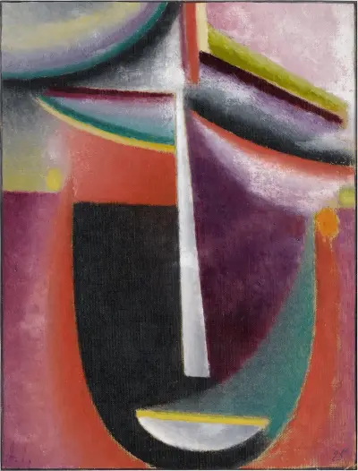 Abstract Head, Mysterium av Alexej von Jawlensky