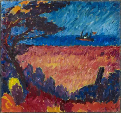 At The Baltic Sea av Alexej von Jawlensky