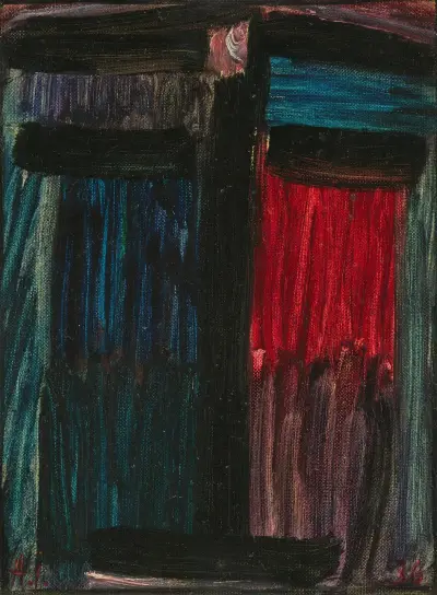Große Meditation Bevor es Nacht wird (Great meditation Before night falls) av Alexej von Jawlensky