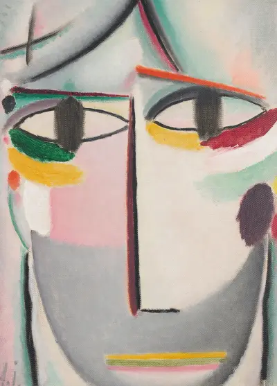 Heilandsgesicht av Alexej von Jawlensky
