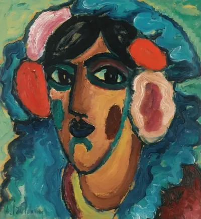 Infantin, Spanierin (Spanish Infanta) av Alexej von Jawlensky