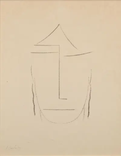 Kopf I av Alexej von Jawlensky
