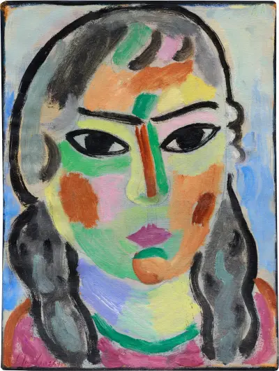 Mädchen av Alexej von Jawlensky