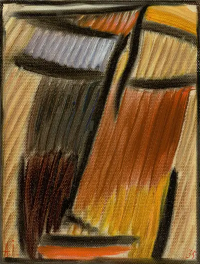 Meditation, 1935 – nr 6 av Alexej von Jawlensky