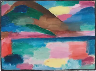 Sommertag in Ascona av Alexej von Jawlensky