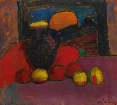 Stillleben, 1910 av Alexej von Jawlensky