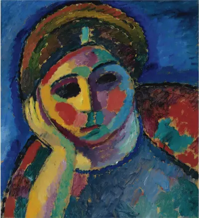 The Thinking Woman av Alexej von Jawlensky