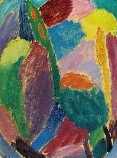 Variation, 1921 av Alexej von Jawlensky