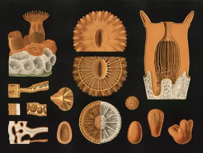 Astroides calycularis av Gottlieb von Koch