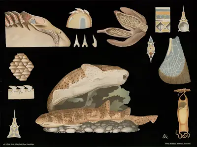 Catshark (Scyllium catulus) av Gottlieb von Koch