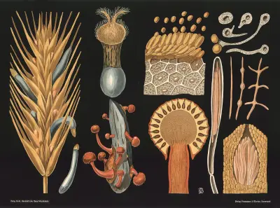 Ergot fungus (Claviceps purpurea) av Gottlieb von Koch