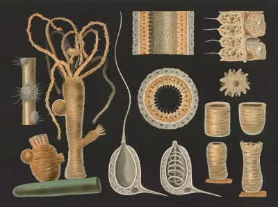 Fresh-water polyp (Hydra vulgaris) av Gottlieb von Koch