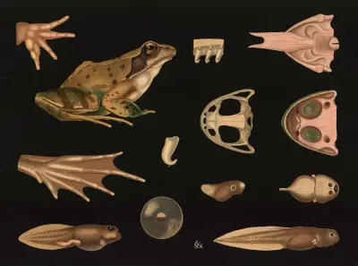 Groda (Rana temporaria) av Gottlieb von Koch