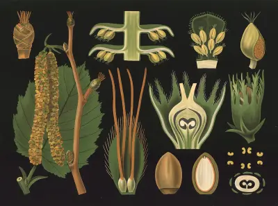Hassel (Corylus avellana) av Gottlieb von Koch