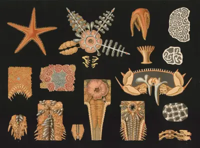 Sjöstjärna (Asteropecten aurantiacus) av Gottlieb von Koch