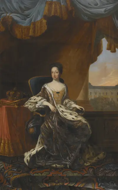 Hedvig Eleonora, 1636-1715, Queen of Sweden av David von Krafft