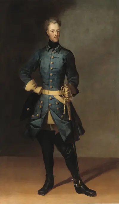 King Karl XII of Sweden av David von Krafft