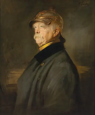 Porträtt av Otto von Bismarck av Franz von Lenbach