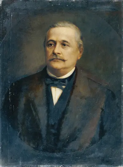 Riksrådet och riksdagsledamoten Isaak Rubinstein av Franz von Lenbach