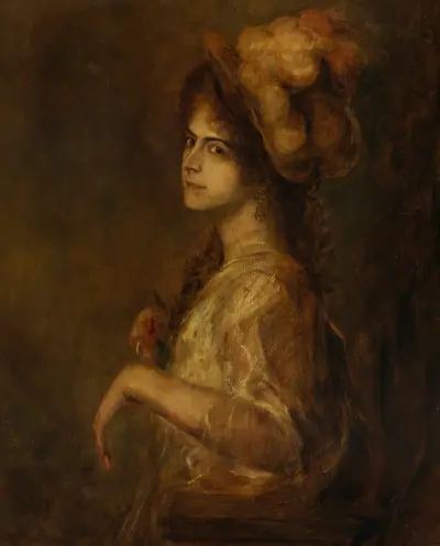 Marion Franchetti av Franz von Lenbach