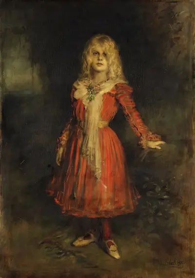 Marion Lenbach (1892–1947), the Artist’s Daughter av Franz von Lenbach