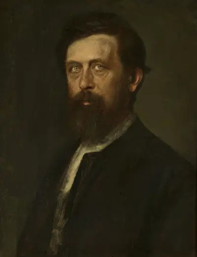 Porträtt av Arnold Böcklin av Franz von Lenbach