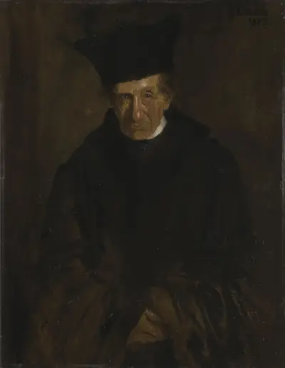 The Theologian Ignaz von Döllinger av Franz von Lenbach