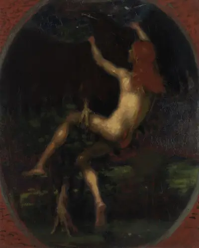 The Abduction of Ganymede av Hans Von Marées