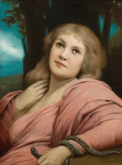 Temptation av Gabriel von Max
