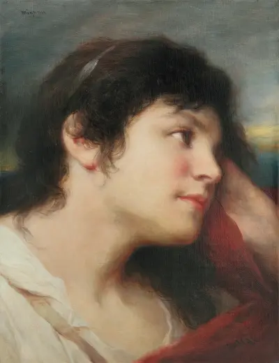 Drömmande av Gabriel von Max