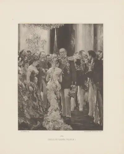 Cercle des Kaissers Wilhelm I av Adolph von Menzel