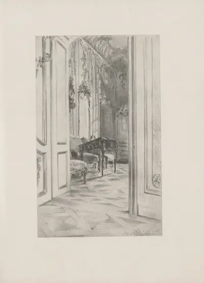 Das Arbeitszimmer Friedrichs d. Gr. im Stadtschloß zu Potsdam (1840), Adolph von Menzel