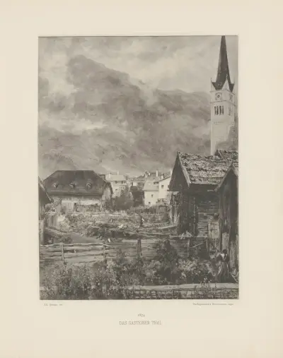Das Gasteiner Thal av Adolph von Menzel