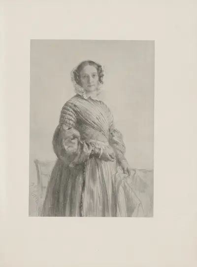 Die Mutter des Künstlers, 1842, Adolph von Menzel