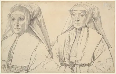 Schwestern (Nuns) av Adolph von Menzel