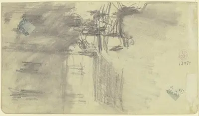 Ungedeutete Darstellung av Adolph von Menzel