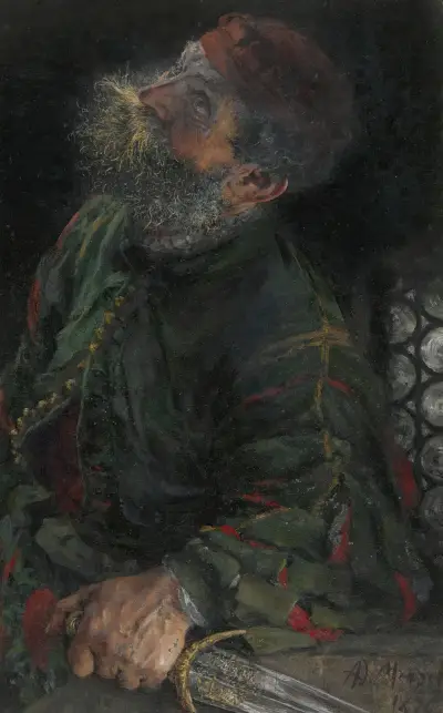 Who goes there av Adolph von Menzel