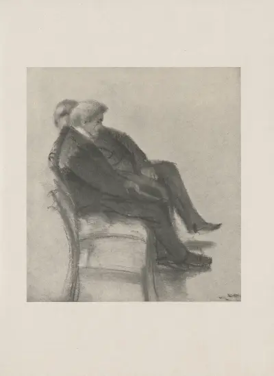 Zuhörer im Konzert (um 1850) av Adolph von Menzel