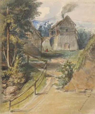 Motiv från Karlsbrunn av Friedrich Carl von Scheidlin