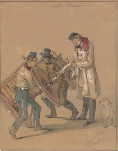 Oiling the Center Pin av Friedrich Carl von Scheidlin