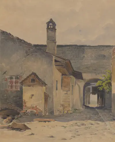 Old Yard av Friedrich Carl von Scheidlin