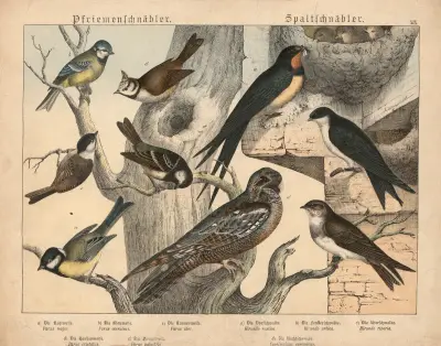 Pfriemenschnäbler, Spaltschnäbler av Gotthilf Heinrich von Schubert