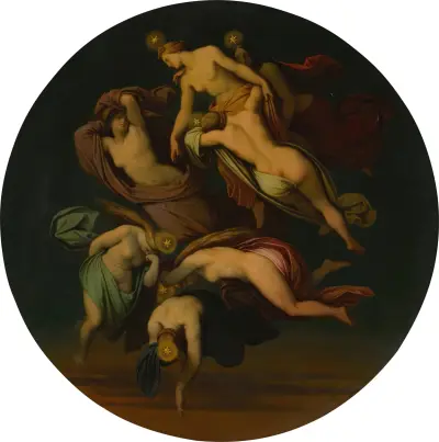 Pleiaderna av Moritz von Schwind