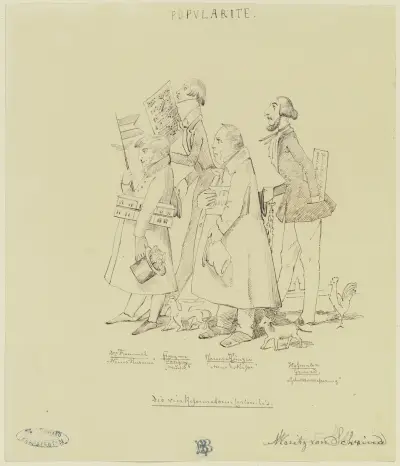 Popularite av Moritz von Schwind