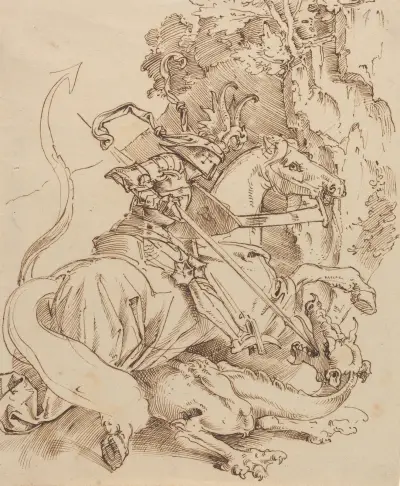 Sankt Göran och draken av Moritz von Schwind